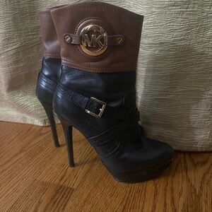 Michael kors high heel low boot